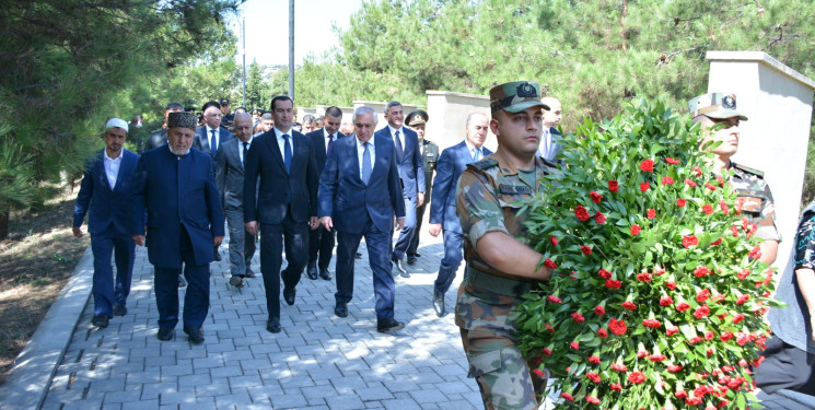 Şamaxıda 27 sentyabr - Anım Günününə həsr olunmuş tədbirdə şəhidlərin əziz xatirəsi yad edilib